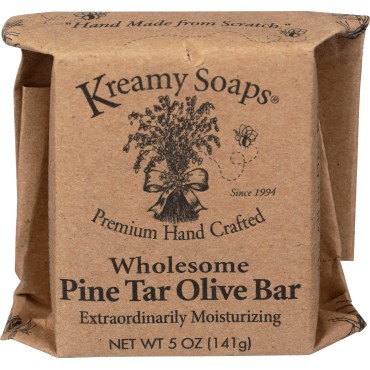 Naturally Medicinal Pine Tar Olive Bar