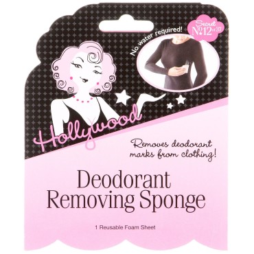 Hollywood Deodorant Removing Sponge No. 12- Reusab...