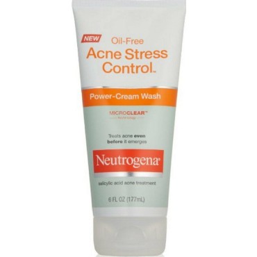 Neut Acne Pwr Crm Wsh Size 6z Neutrogena Acne Stress Control Power Cream Wash