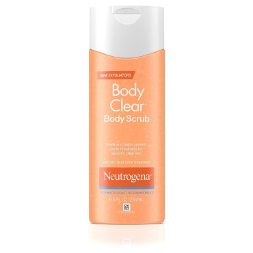 Neutrogena Body Clear Body Scrub, 8.5 Fluid Ounce (Pack of 4)