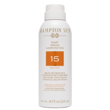 Hampton Sun SPF 15 Continuous Mist Sunscreen, 5 oz