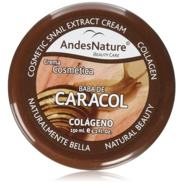 Andes Nature Cosmetic Snail Extract Cream, 5.12 Oz