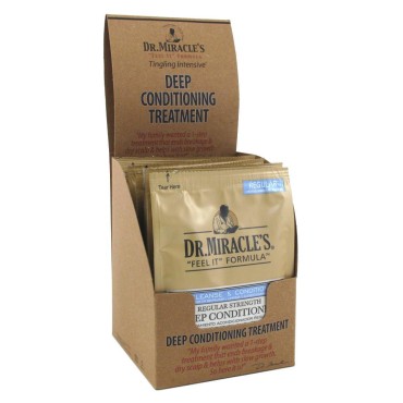 Dr. Miracle's Feel It Formula Deep Conditioning Treatment, 1.75 oz ( Pack of 12)