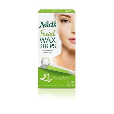 Nad's Facial Wax Strips 24 Each