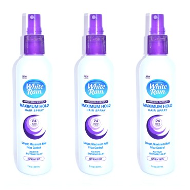 White Rain Maximum Hold Scented Hairspray 7 oz. (P...
