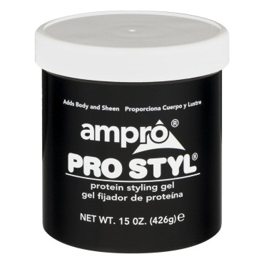 Ampro Pro Styl Clear Ice Protein Styling Gel, Ultra Hold, 15 Ounce