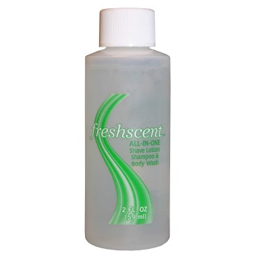 Freshscent All In One-Shampoo/Shave Gel/Body Wash 2 OZ.Case Pack 96 - 312989