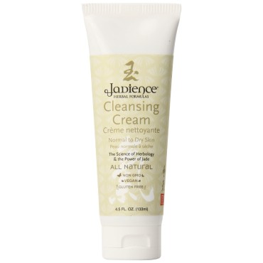 Jadience Cleansing Cream - Normal to Dry Skin - Intensive Moisture Balance Green Tea Face Wash - Skin Regeneration - 4.5 Oz