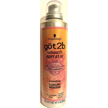 Smooth Operator Smoothing Luxury Mousse Got2b 9 oz Mousse For Unisex
