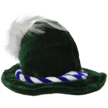 Beistle 60289 Alpine Hair Clip, green/blue/white