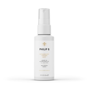 PHILIP B Detangling Toning Mist pH Restorative 2 oz. (60 ml) | Un-Tease Tangles, Leaves Hair Glossy, Smooth and Frizz-Free