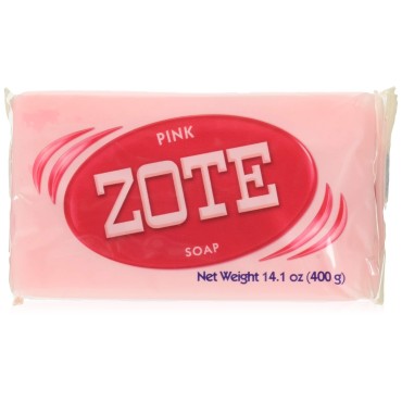 Zote Pink Soap Pack of 3 Total 14.1 oz...