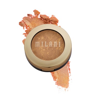 Milani Baked Bronzer - Soleil, Cruelty-Free Shimmer Bronzing Powder to Use For Contour Makeup, Highlighters Makeup, Bronzer Makeup, 0.25 Ounce