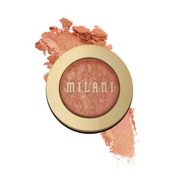 Milani Baked Blush - Rose D'Oro (0.12 Ounce) Cruelty-Free Powder Blush - Shape, Contour & Highlight Face for a Shimmery or Matte Finish