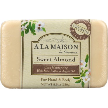 A La Maison De Proven Bar Soap, Sweet Almond, 8oz...