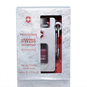 Swiss Army Swiss Unlimited Snowpower Men Eau De Toilette Spray, 1 Ounce