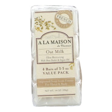 A La Maison Oat Milk 4 Bars Value Pack, Oat Milk, ...