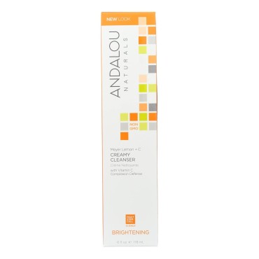 Andalou Naturals Clnsr Creamy Meyer Lemon 6 Fz...