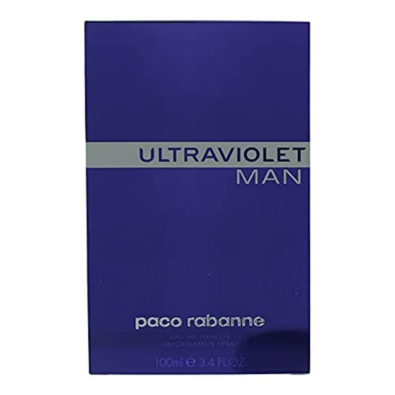 Paco Rabanne Ultraviolet Eau de Toilette Spray for Men, 3.4 oz