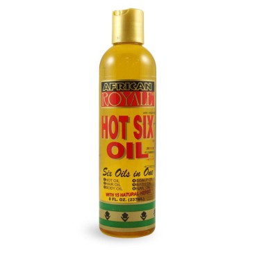 African Royale Hot Six Hair Oil, 8 Ounce (Pack of ...