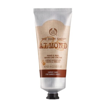 The Body Shop Almond Hand & Nail Cream - Moisturizes, Softens and Protects - 3.3 oz