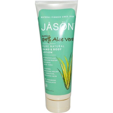 Jason Body Care: Hand and Body Lotion, Aloe Vera 8 oz (5 pack)