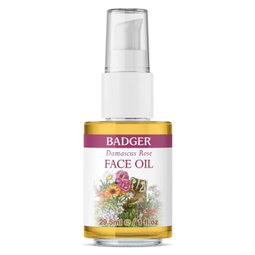 Badger Balm - Damascus Rose Antioxidant Face Oil -...