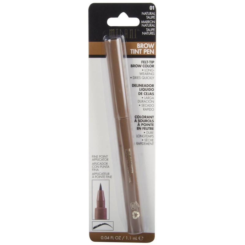 Milani Brow Tint Pen, Natural Taupe, 0.04 Fluid Ounce