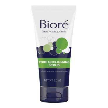 Bioré Pore Unclogging Scrub, Removes Excess Dirt a...