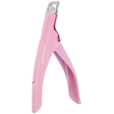 Pink Nail Clipper Manicure Tool Acrylic Gel False Nail Clipper/Edge Cutter Tips Nail Professional by Boolavard® TM