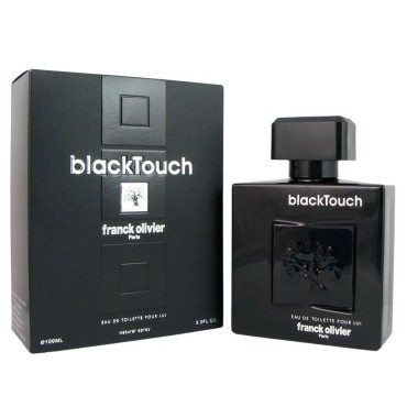 Frank Olivier Black Touch for Men Eau De Toilette Spray, 3.3 Ounce