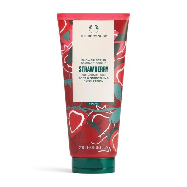 The Body Shop Strawberry Body Scrub Polish - Softening Smoothing Exfoliation - 6.75 oz