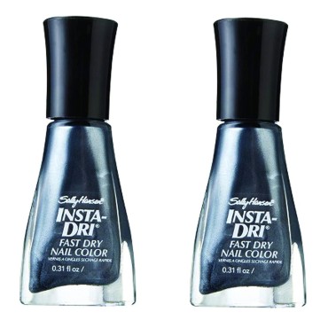 Sally Hansen Insta-Dri Nail Polish Gone Grey (Pack of 2)