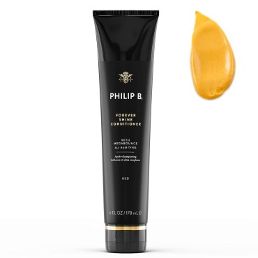 PHILIP B. Forever Shine Hair Conditioner With Notes of Pure Oud, 6 oz. (178 ml) | With Megabounce, Add Volume & Shine for Days, For All Hair Types