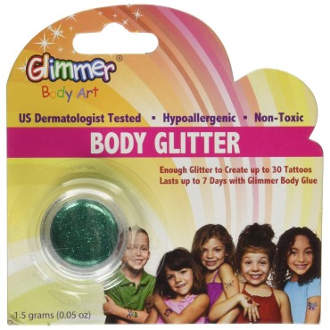 Glimmer Body Art Shimmer Body Glitter (Green)