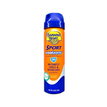 Banana Boat Continuous Spf#30 Sport 1.8 Ounce Cool Zone (6 Pieces) (53ml)