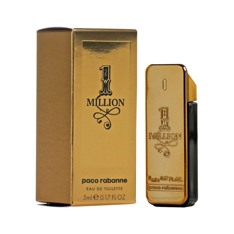 Paco Rabanne 1-Million Eau de Toilette Splash , 0.17 Fl Oz