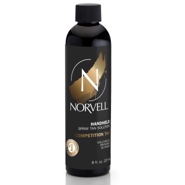 Norvell Premium Professional Sunless Tanning Spray Tan Solution - Competition Tan, 8 fl.oz.