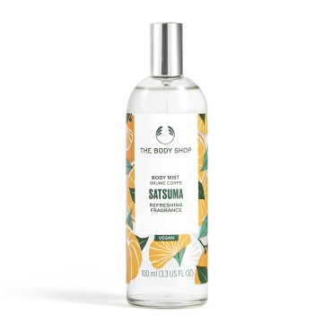 The Body Shop Satsuma Body Mist - Refreshes and Cools with a Citrus Scent - Vegan - 3.3 oz