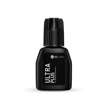 Ultra Plus BL Lashes Extra Strong Eyelash Extension Glue 10ml | Fast Drying| Great Retention | Long Lasting Professional’s Choice for Eyelash Extension Supplies 10g