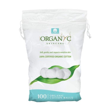 Organyc 100% Organic Cotton Balls for Sensitive Sk...