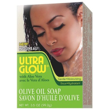 Ultra Glow Olive Oil Bar with Aloe Vera, 3.5 Ounce
