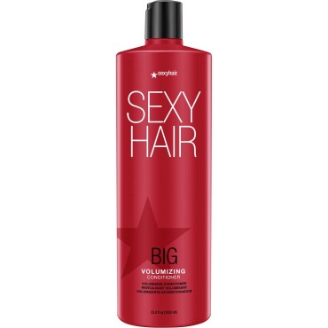 SexyHair Big Volumizing Conditioner, 33.8 Oz | Provides Moisture and Hydration | SLS & SLES Sulfate Free | All Hair Types