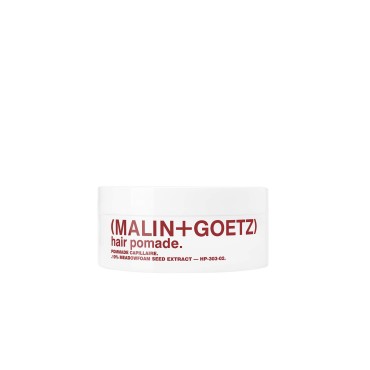 Malin + Goetz Hair Pomade - unisex firm lightweight flexible holds all day, for any hair type or texture. for natural shape, separation, wet or dry hair. cruelty-free vegan. 2 fl oz