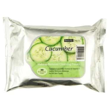 Beauty Treats Makeup Remover Cleansing Tissues (Cucumber