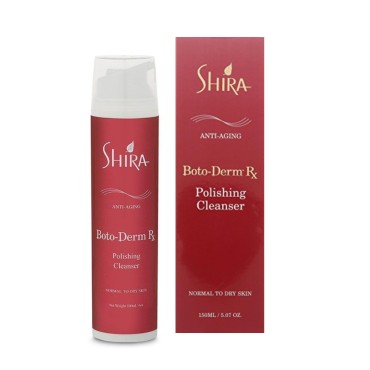 Shira Boto-Derm Rx Polishing Cleanser With Anti Anging FormulaMakes Skin Wrinkle Free and Keeps Skin Hydrated and NourishedUseful for Normal to Dry Skin (150ml)