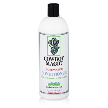 Cowboy Magic Rosewater Conditioner Revitalizes & Detangles 32 oz