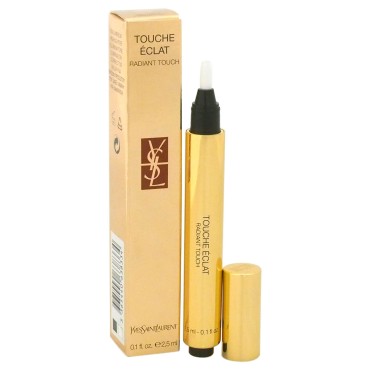 Yves Saint Laurent Touche Eclat Radiant Touch Concealer Luminous Honey for Women, 0.1 Ounce