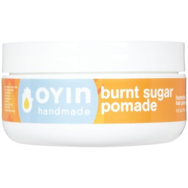 Oyin Handmade All Veggies Burnt Sugar Pomade Humectant Pomade with Sheen to Shine & Seal your hair| 4 oz