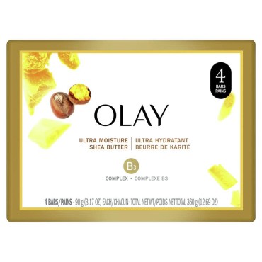 Olay Ultra Moisture Beauty Bar Soap with Shea Butt...